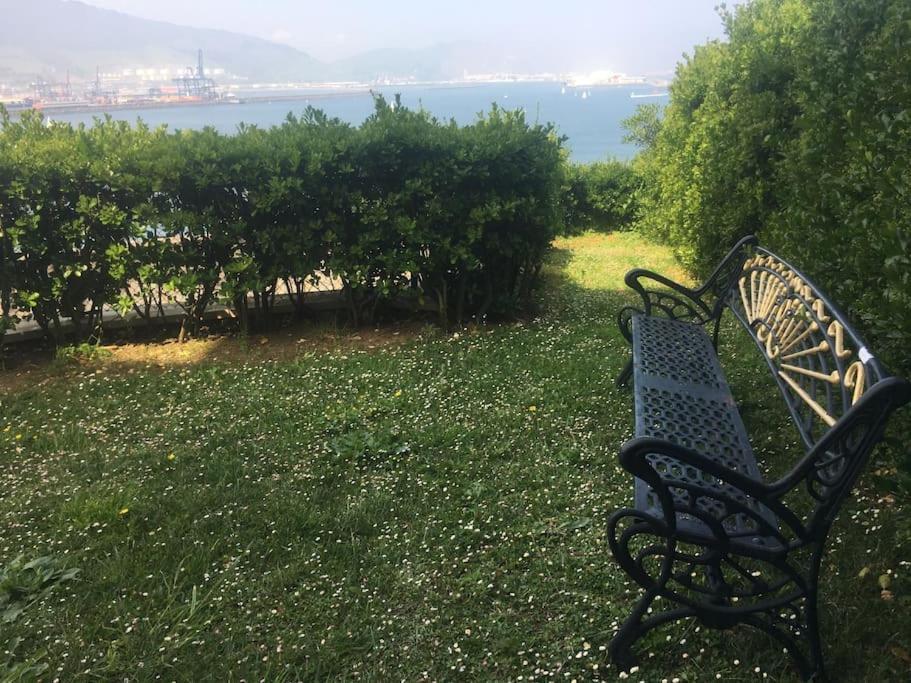 Flat With 160 M Of Garden, Sea Views Bilbao-Getxo Apartment Luaran gambar
